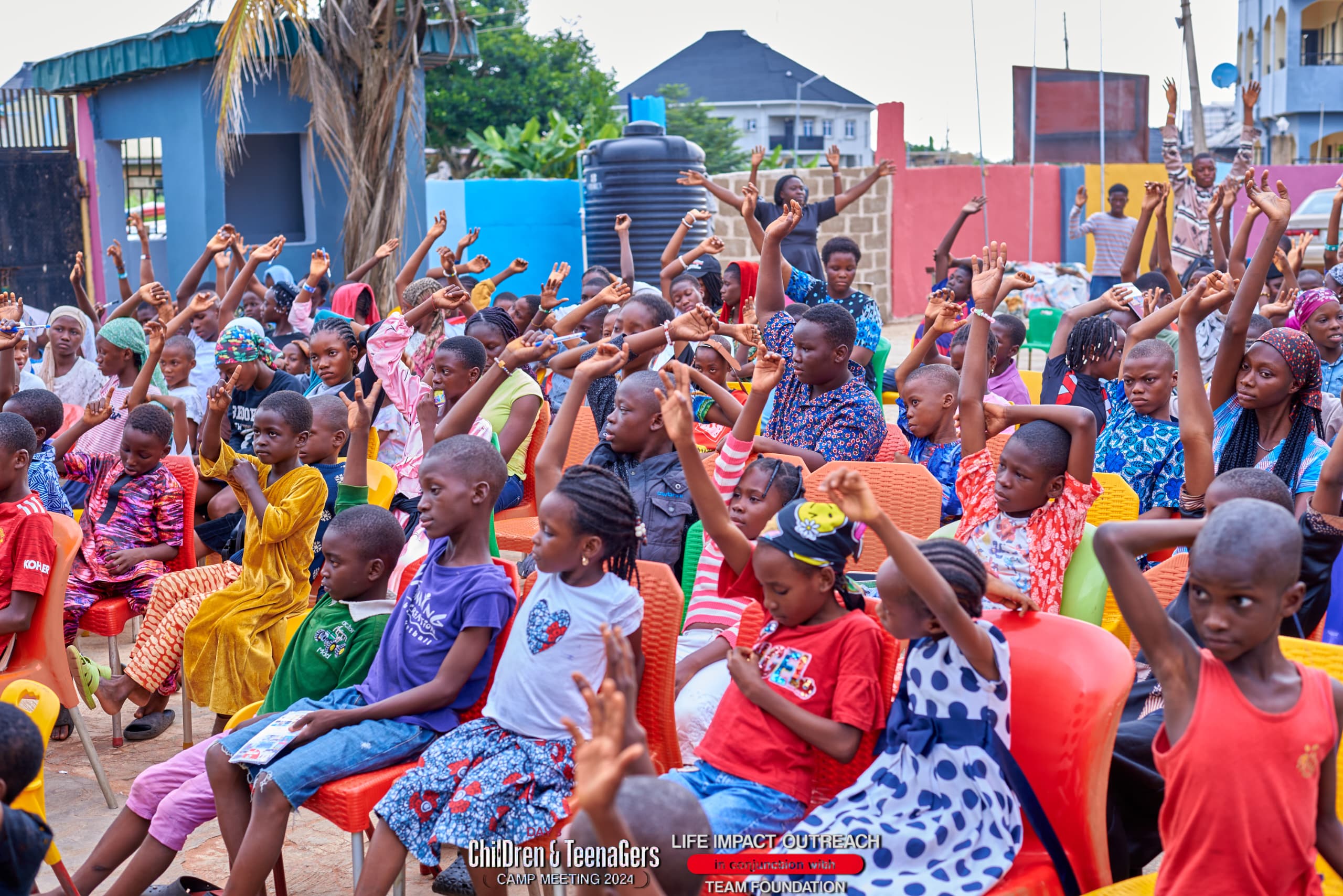 Young people at an IMHO outreach program